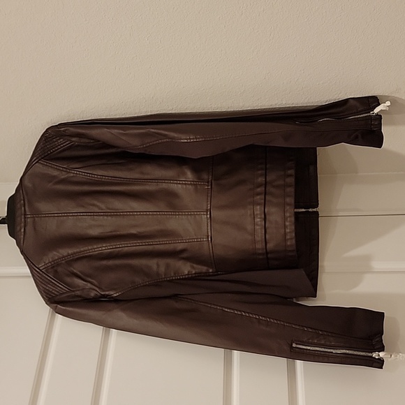 Express Vegan Leather Jacket - Picture 6 of 9